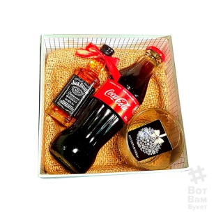 Подарочная коробка с виски и колой купить в Харькове